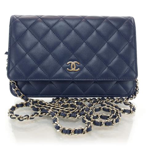 navy chanel wallet on a chain|Wallets on Chain .